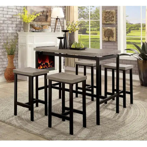 Belmont 5-Piece Counter Height Set