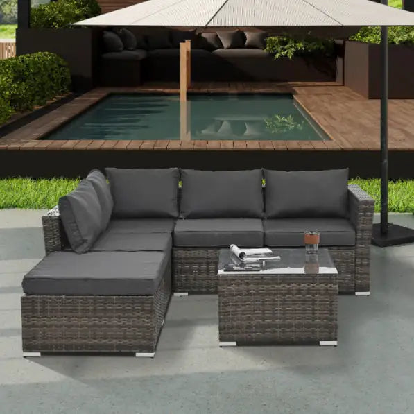 BreezyLounge 4-Piece Patio Set