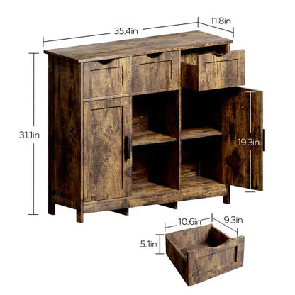 Verona Vintage Storage Cabinet