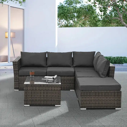 BreezyLounge 4-Piece Patio Set