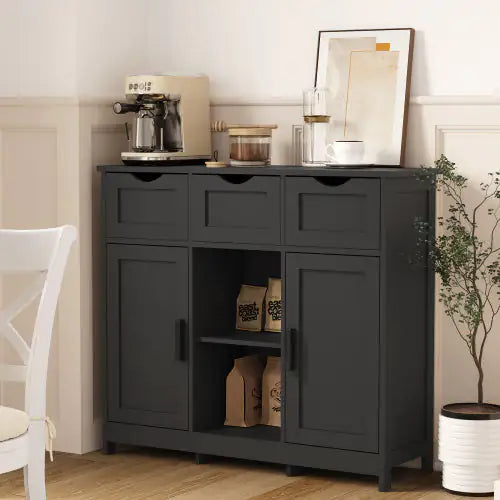 Astor Black Accent Cabinet