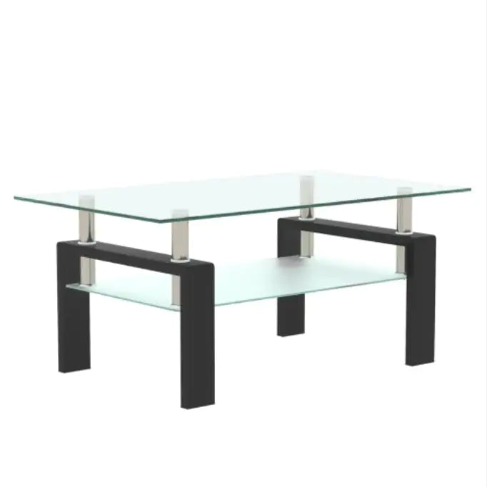 Eclipse Black Glass Coffee Table