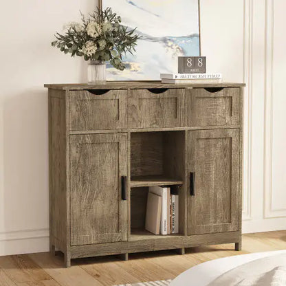 Avalon Gray Accent Cabinet