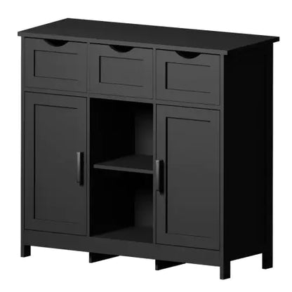 Astor Black Accent Cabinet