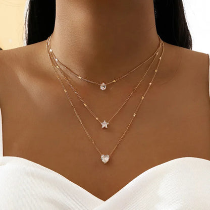 Celestial Pearl Star Necklace