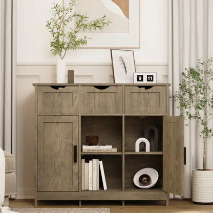 Avalon Gray Accent Cabinet