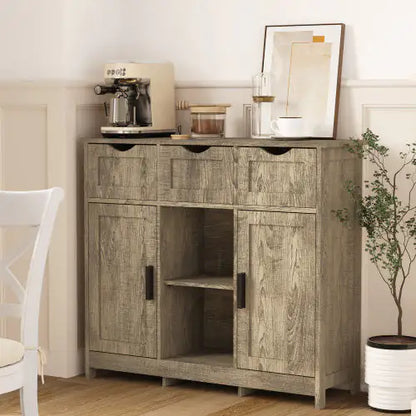 Avalon Gray Accent Cabinet