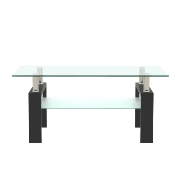 Eclipse Black Glass Coffee Table