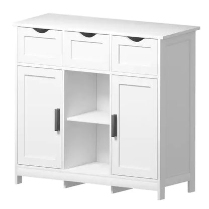 Brielle White Accent Cabinet