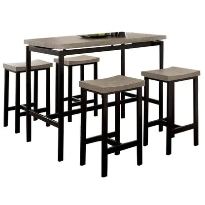 Belmont 5-Piece Counter Height Set