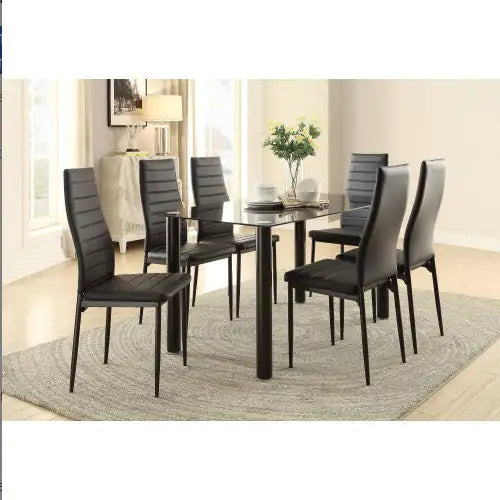 Orion Black Metal Side Chairs (Set of 2)